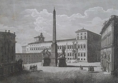Roma piazza monte cavallo - di,