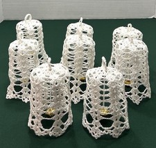 Lotto di 8 campane bianche