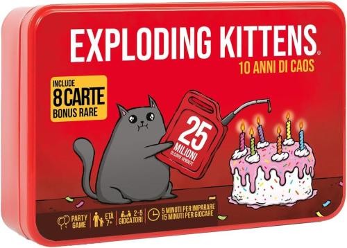 Exploding kitten scatola - kitten, 10