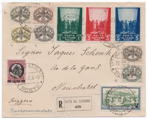 1945 vaticano segnatasse - 1945, su