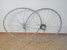 mozzi Campagnolo Record coppia ruote cerchi Nisi tubolari corsa vintage 6V