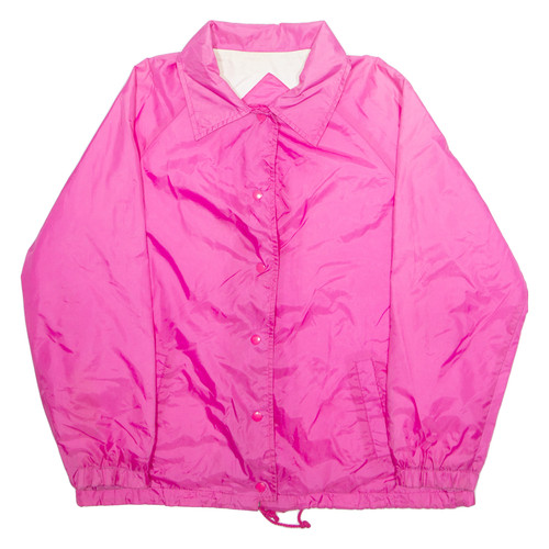 Giacca donna rosa nylon l - rosa,