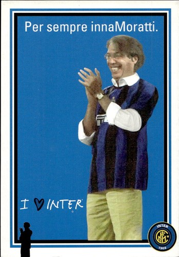 Cartolina massimo moratti - cartolina,