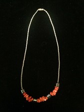 BIJOUX anni '80/'90 - Collana grafite lucidata - Bigiotteria vintage