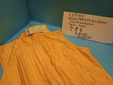 Body Lycra Lucido Giallo senza