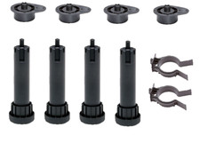 kit 4 piedi regolabili in abs