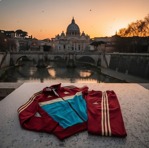 Tuta roma adidas - tuta,