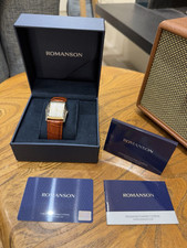 Orologio da polso unisex Romanson Adel TL1131MM quarzo svizzero colore argento e oro