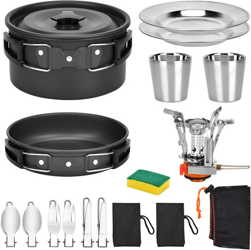 Set pentole campeggio - pentole,