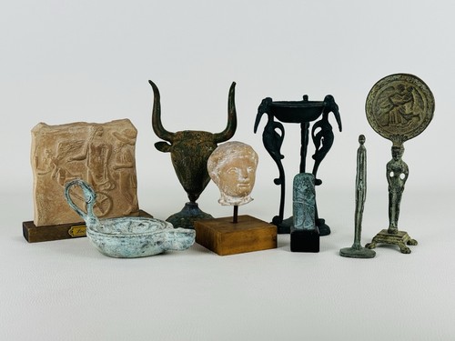 Statuine bronzo e - in,