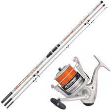 Kit Surfcasting Trabucco - Canna Oceanic 3 Pezzi 4,20 M 250G + Mulinello Trabucc