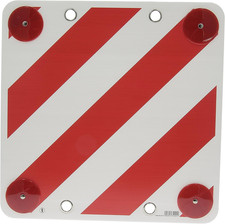 28050 Cartello Carico Sporgente, 4 Gemme Catarifrangenti, Omologato