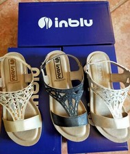 INBLU SANDALI DONNA eleganti e comodi bianchi neri oro