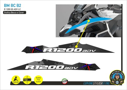 Adesivi becco parafango moto - becco,