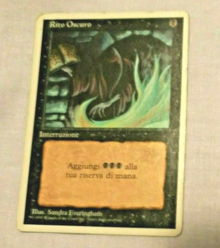Mtg magic rito oscuro dark - mtg,