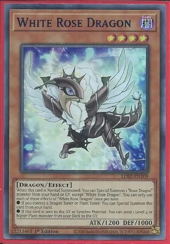 Yugioh drago rosa bianca - -,