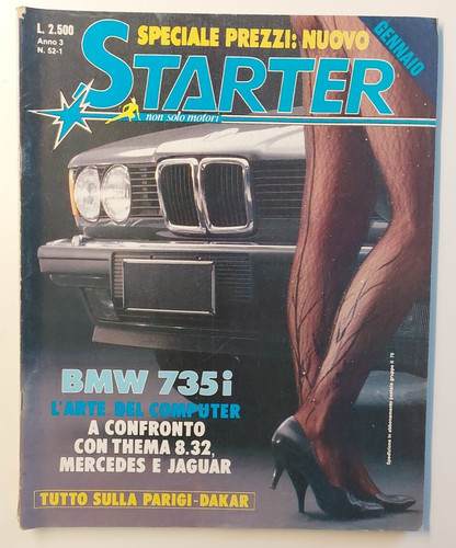 Starter 1987 bmw - n.52/1, 735i