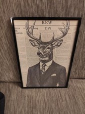 Quadro cervo hipster