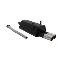 Scarico sportivo Novus per BMW Serie 3 E36 320 / 323 2x76 mm design RL con ABE