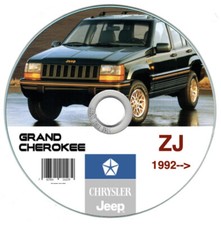 Jeep Grand Cherokee ZJ 1992-1997 manuale officina su Cd