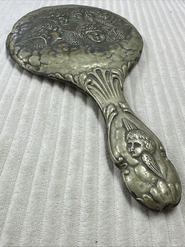 Antico specchio mano argento - antico,