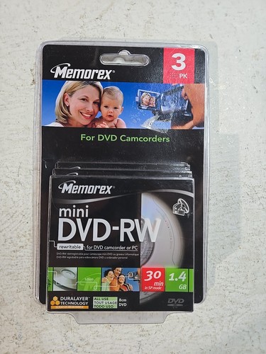 Memorex mini dvd confezione - mini, dvd-rw