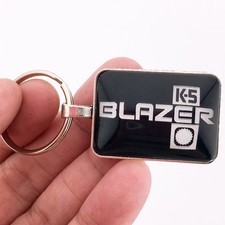 Portachiavi Vintage Chevrolet 1981-1988 K5 Chevy Blazer Cromato Stemma Logo