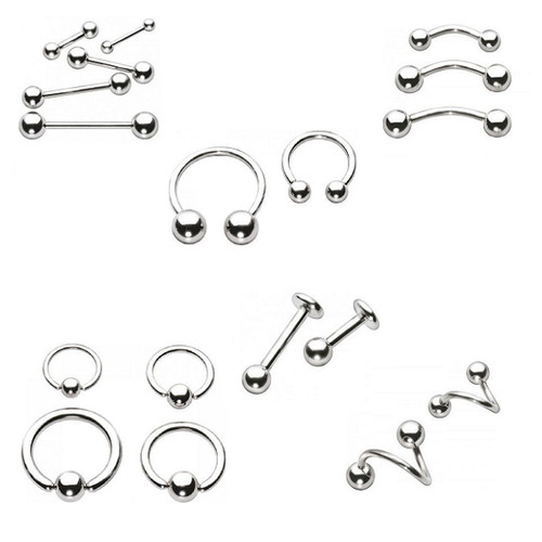 Acciaio inox gioiello piercing - inox,