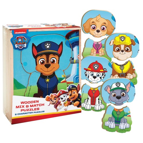 Paw patrol wooden - wooden, mix