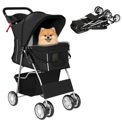 Pawhut passeggino per cani - pawhut,