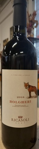 Barone ricasoli bolgheri 2016 - ricasoli,