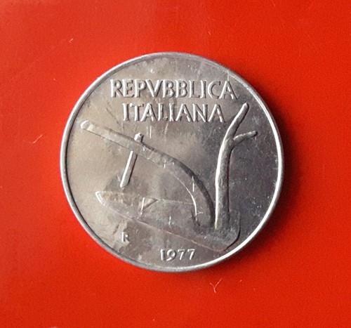 Lire 1977 errore mancanze - 10,