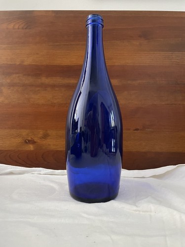 Bottiglia vetro blu - vetro, l