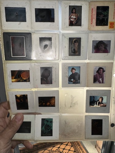 Binder vintage slides - vintage, women