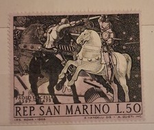 FRANCOBOLLO REPUBBLICA DI SAN