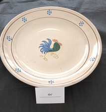 GRANDE PIATTO CERAMICA NICOLA FASANO GROTTAGLIE VINTAGE