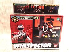 WS1 Winspector Special Police Vintage Fire Tector 1 Green Bandai 1990 Robot