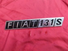 FIAT 131 S SCRITTA STEMMA LOGO