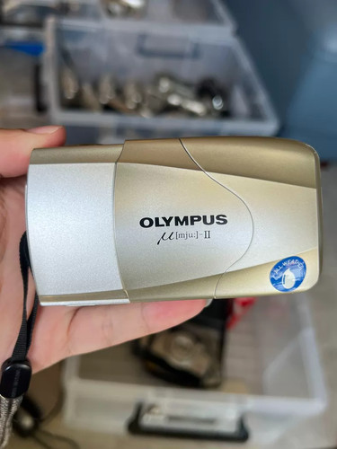 Olympus mju champagne - olympus,