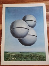 RENE MAGRITTE  Le voci del vento, 1932  LITOGRAFIA del 1970