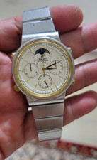 Cronografo Vintage Seiko 7A48-5000 Fasi Lunari — Raro Quarzo Sport 100, Superbo!!