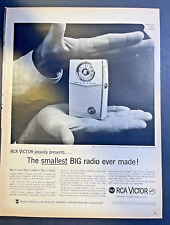 1960 Magazine Advertisement RCA Victor Portable Radio