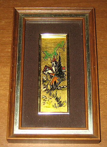 Quadro serigrafia foglia oro - quadro,