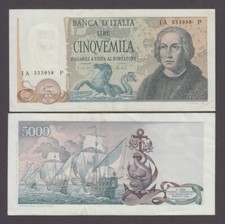 ITALY P.102b  5000 5,000 5.000