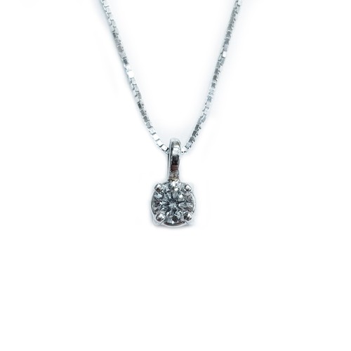 Diamante punto luce oro 18 - diamante, in