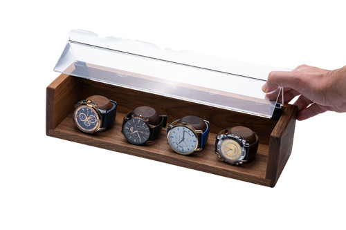 Portaorologio noce fatto a - noce,