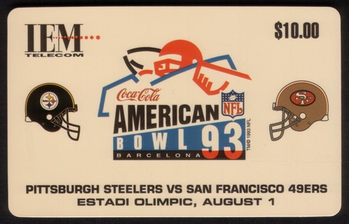 Nfl american bowl - american, 1993: