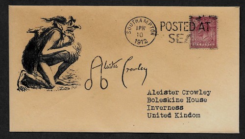 Aleister crowley autografo - aleister,