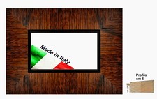 Cornice ciliegio in legno con