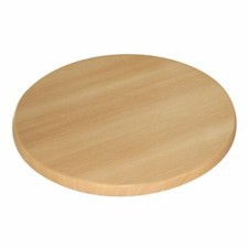 Bolero, tavolo rotondo in legno di faggio, 30 x 600 mm, per cucina, ristorante, 